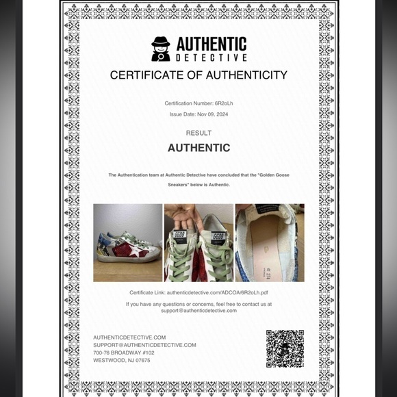 Golden Goose Superstar Sneaker Multi Color Snake White Star Size 41 or US 11 - Picture 11 of 12